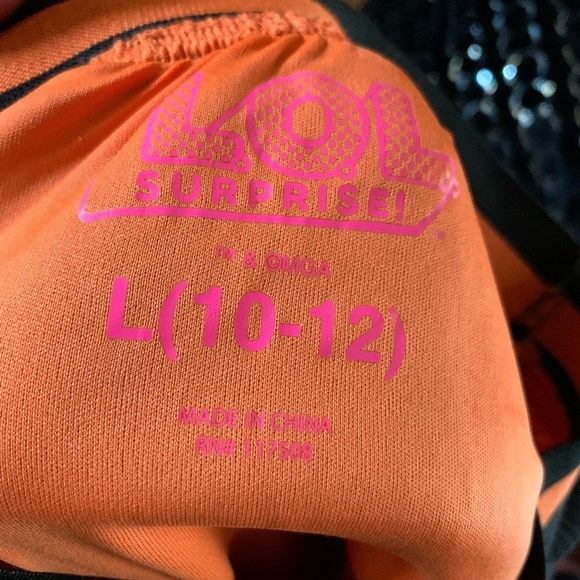 LOL‎ Halloween Black and Orange Mesh Skirt - Picture 8 of 8